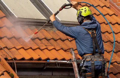 Démoussage et hydrofuge de toiture à Mazeray